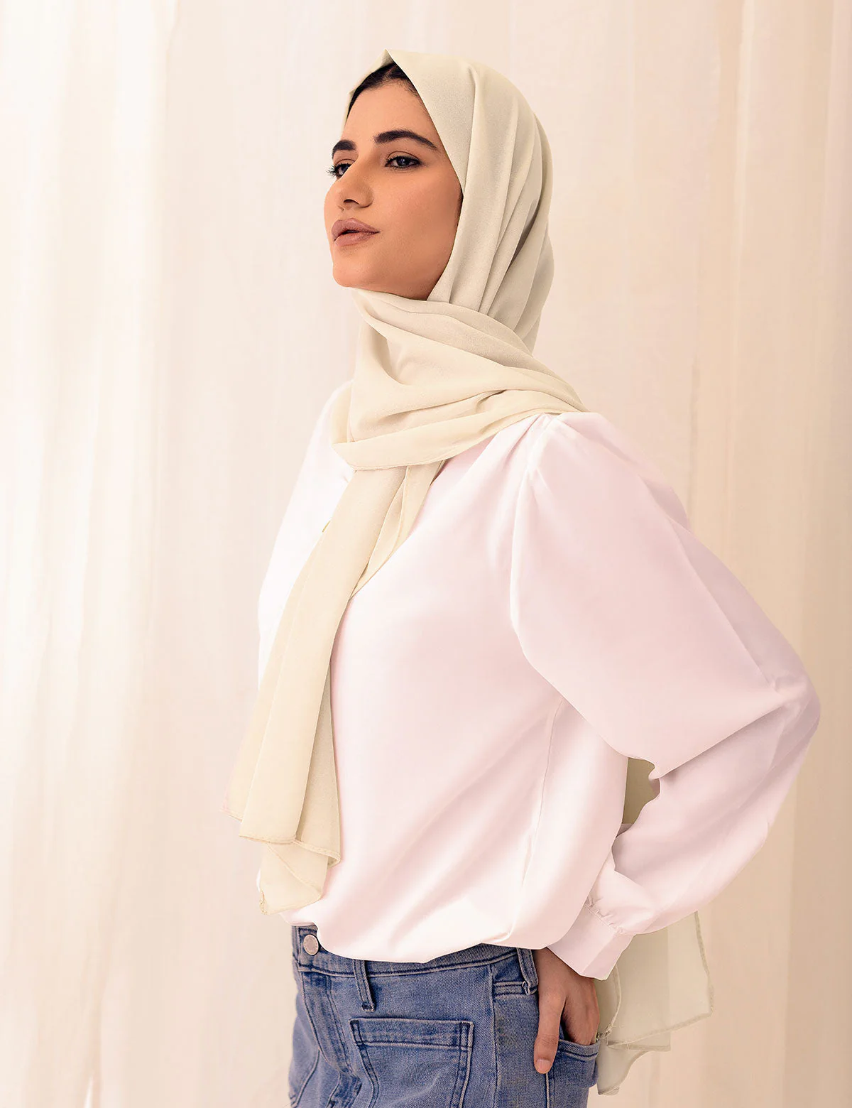 Chiffon Bubble - Ivory