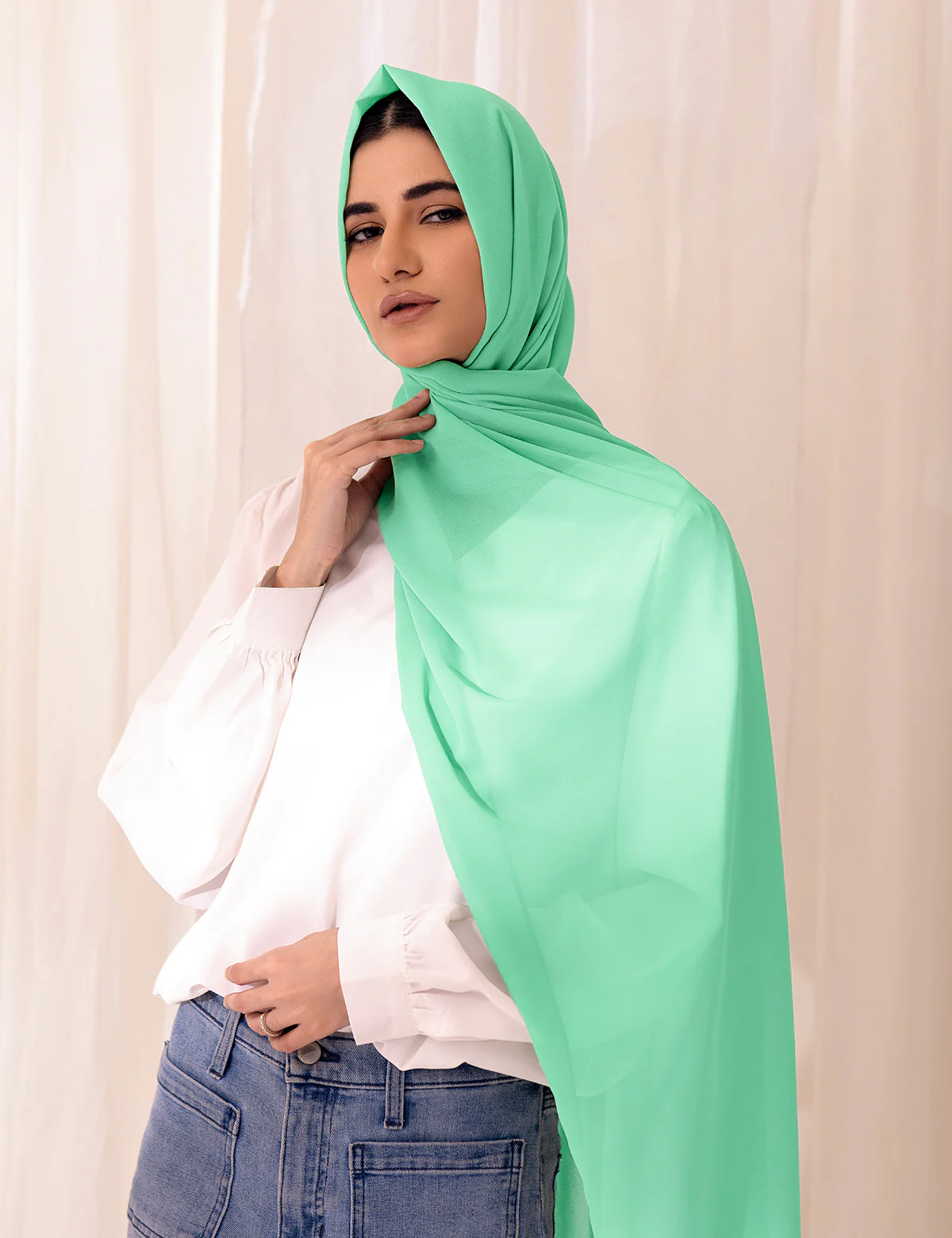Chiffon Bubble - Mint - Image 2