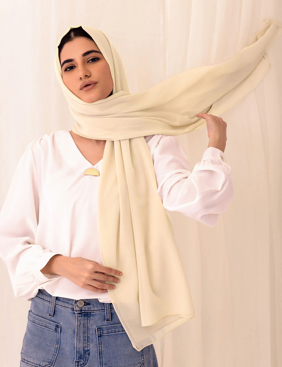 Chiffon Bubble - Pearl - Image 2