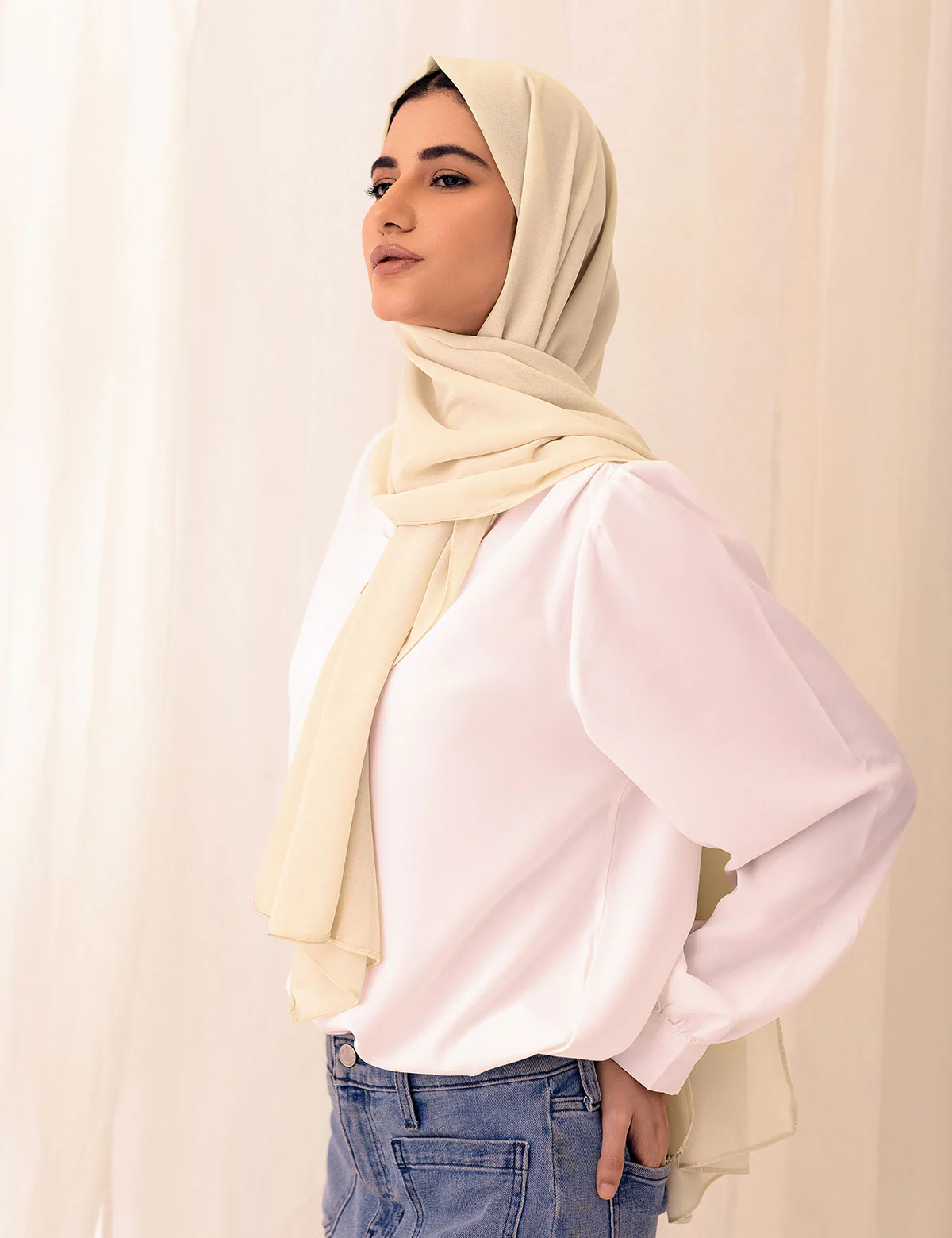 Chiffon Bubble - Pearl - Image 3