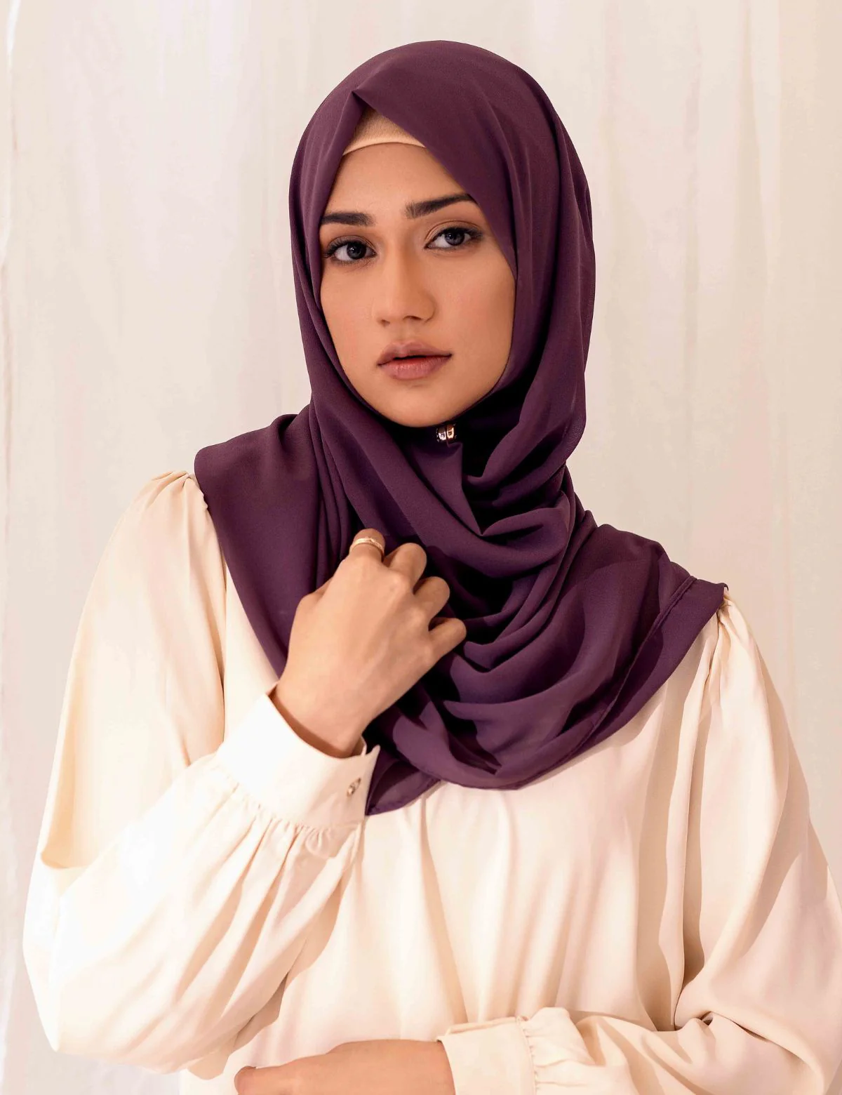 Chiffon Bubble - Plum - Image 3