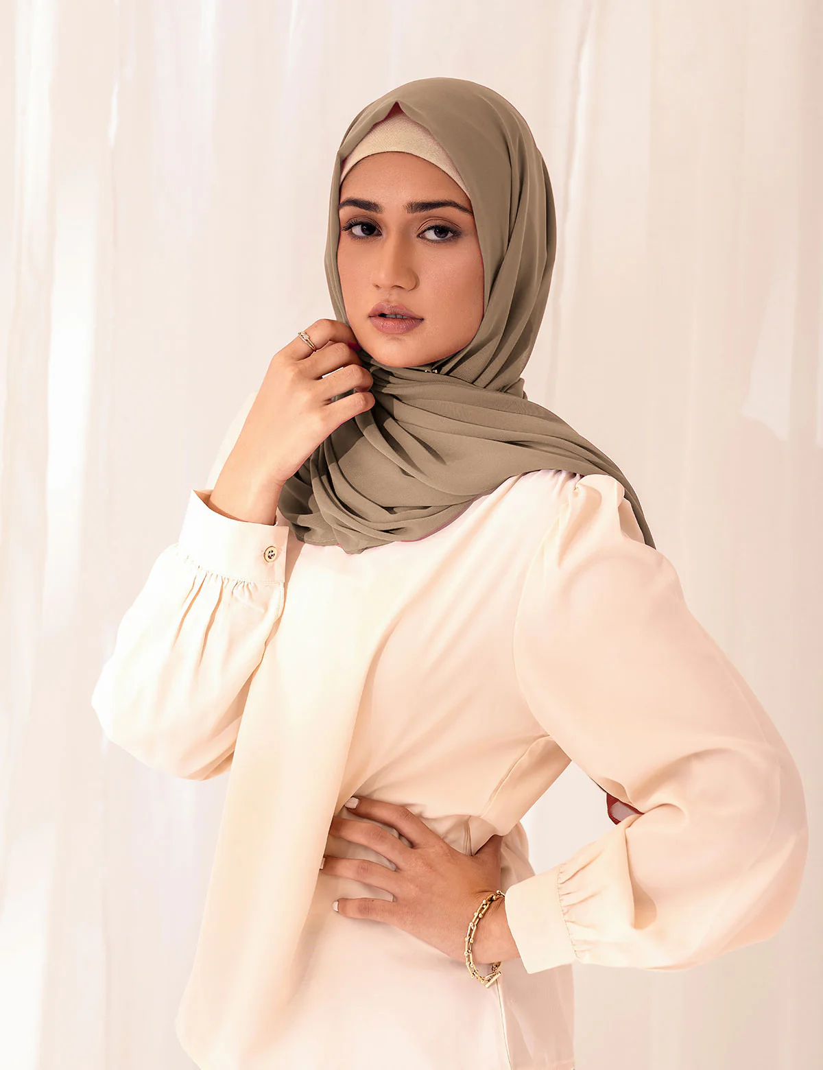 Chiffon Bubble - Sand Stone - Image 2