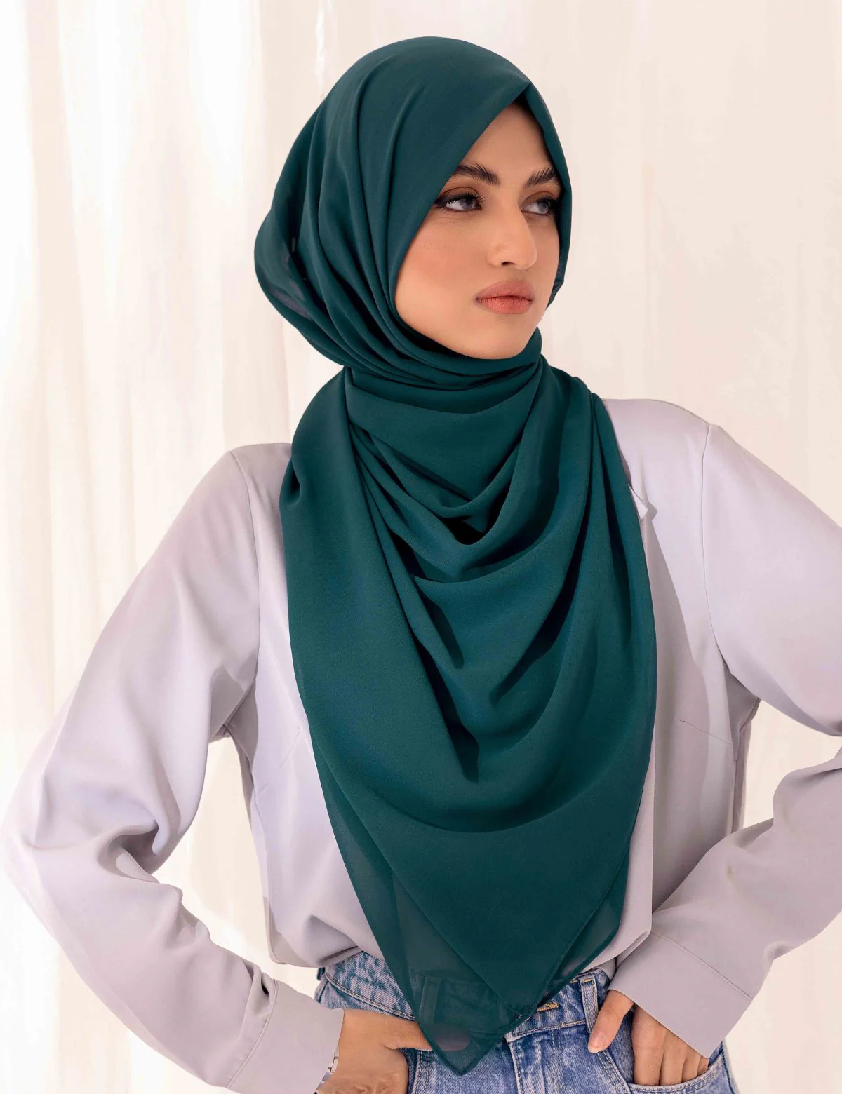Chiffon Bubble - Teal - Image 3