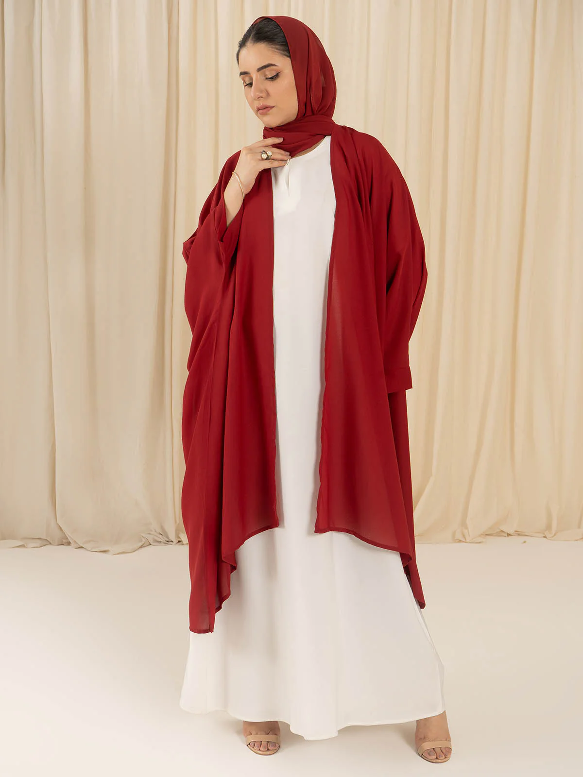 Modest Shrugs - Maroon