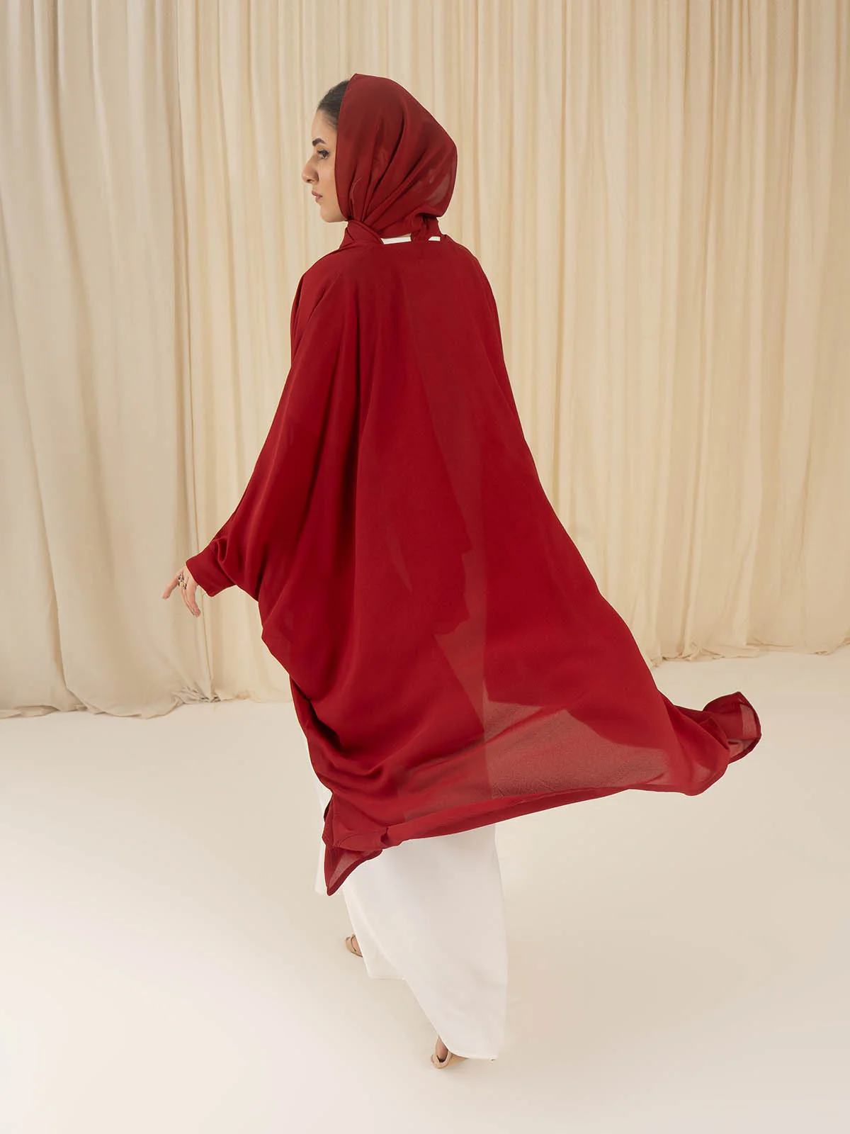 Modest Shrugs - Maroon - Image 2
