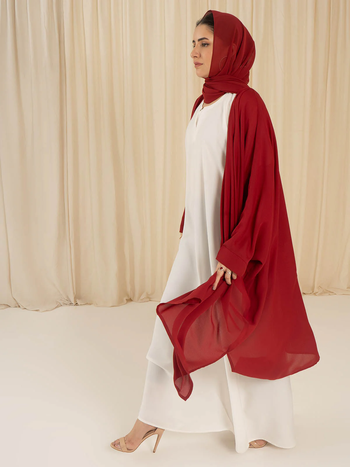 Modest Shrugs - Maroon - Image 6