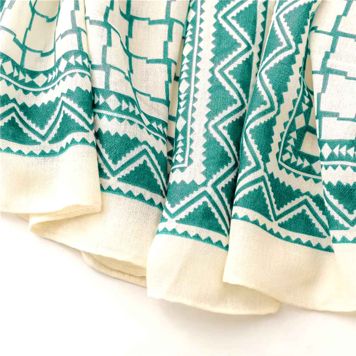 Printed Cashmere Shawl - 06 - Image 3